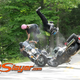 Illustration for article titled When cornering speed exceeds cornering skill